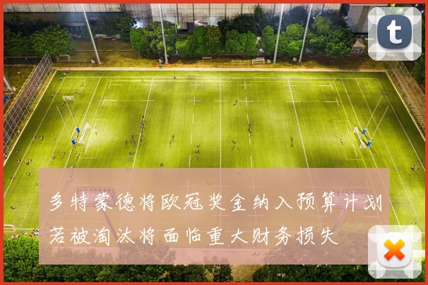 多特蒙德将欧冠奖金纳入预算计划若被淘汰将面临重大财务损失