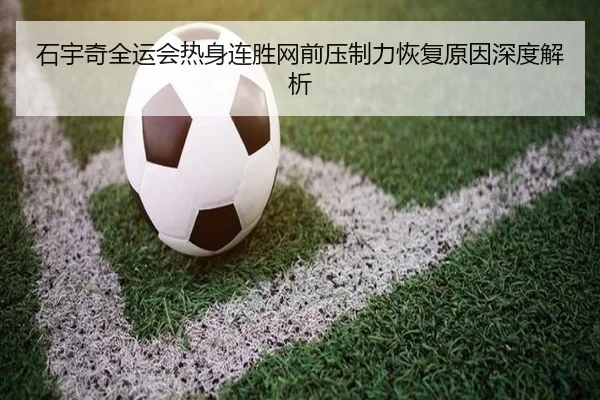 石宇奇全运会热身连胜网前压制力恢复原因深度解析 - leyu